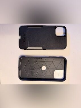 Otter Black Dual-Layer iPhone ProMax 11 case with drop protection tech